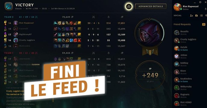 League of Legends : Riot a enfin la solution pour en finir avec le feeding intentionnel