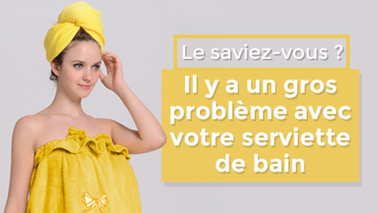 Les serviettes de bains sont de vrais nids à bactéries