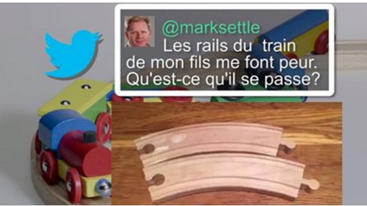 Une illusion d'optique avec des rails (en jouets) affole le web
