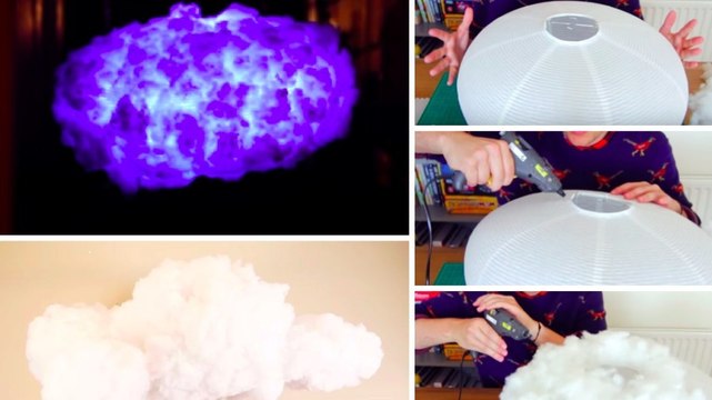 Voici comment fabriquer une très jolie lampe nuage
