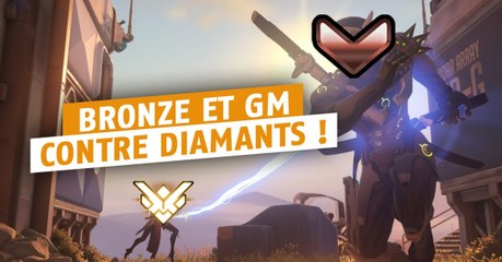 Overwatch : 3 GM et 3 Bronze affrontent 6 joueurs Diamant : qui va gagner ?!