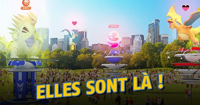 Pokémon Go : voici tout ce qu'il y a à savoir sur les nouvelles arènes