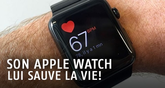 Son apple watch lui apprend qu’il fait une crise cardiaque et lui sauve la vie