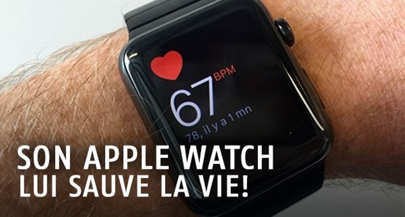 Son apple watch lui apprend qu’il fait une crise cardiaque et lui sauve la vie
