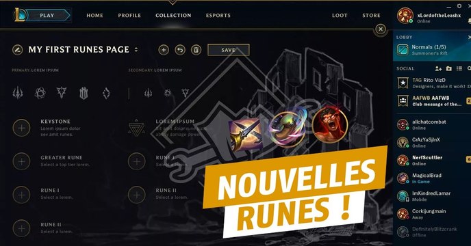 League of Legends : Riot dévoile de nouvelles runes qui risquent de tout changer