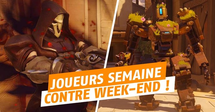 Overwatch : il se créé deux comptes, pour analyser les joueurs de le semaine et du week-end