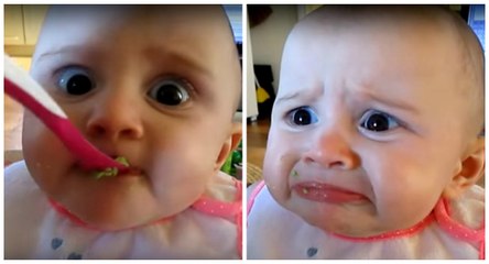 La réaction de ce bébé quand il goûte un avocat est hilarante