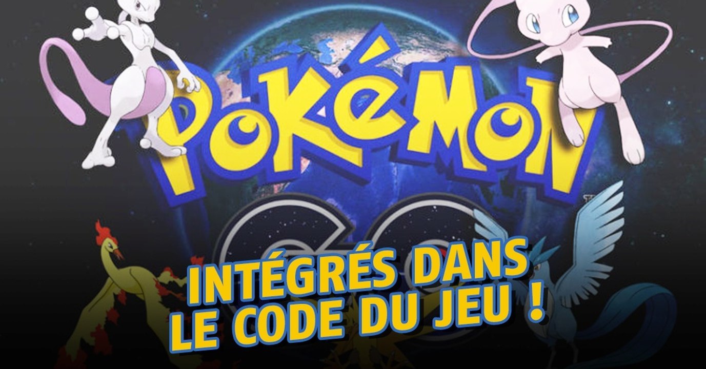 Pokémon Go : cette fois c'est bon les légendaires sont apparus dans le code du jeu !