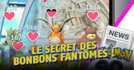Pokemon GO : les bonbons fantômes sont là mais personne ne le sait