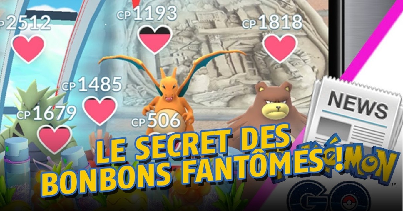 Pokemon GO : les bonbons fantômes sont là mais personne ne le sait