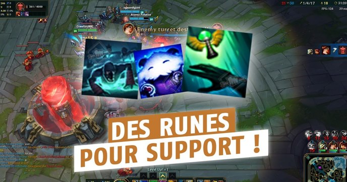 League of Legends : trois nouvelles runes dédiées aux supports ont été présentées