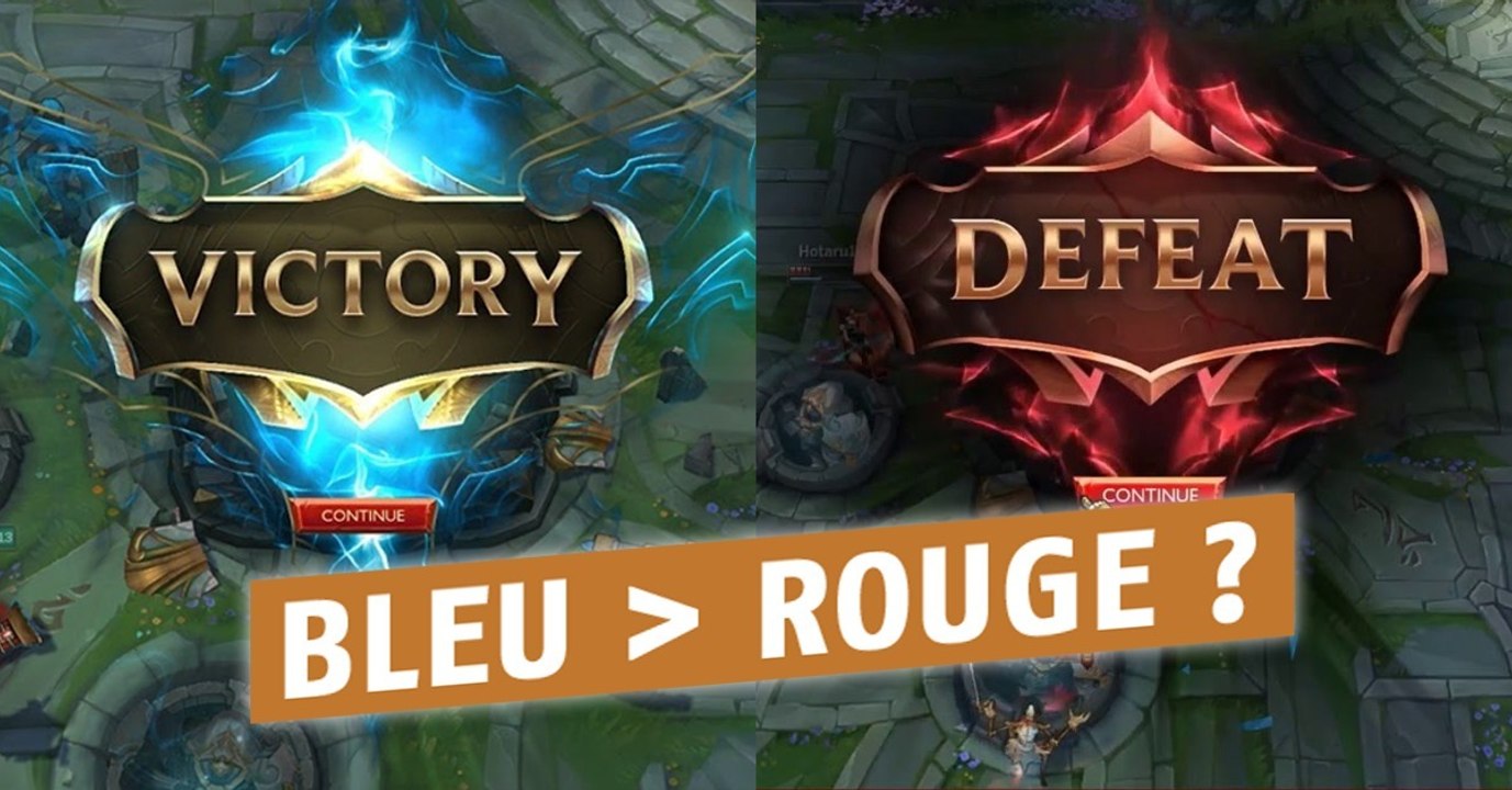 League of Legends : voici pourquoi le côté bleu gagne plus de parties que le côté rouge