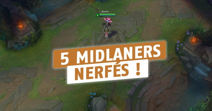 League of Legends : Riot enchaîne les nerfs sur cinq midlaners dominants du moment