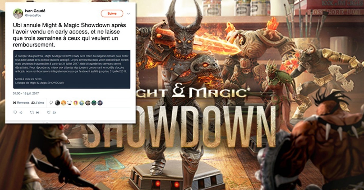 Ubisoft crée encore la polémique avec son annonce concernant Might and Magic : Showdown
