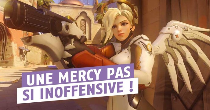 Overwatch : vous pensez toujours que Mercy ne peut pas se défendre toute seule ?