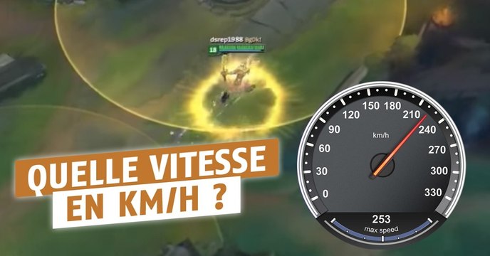 League of Legends : quelle vitesse réelle peut atteindre un champion ?
