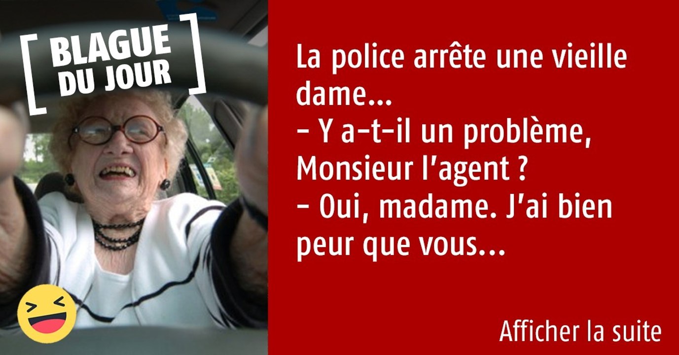 Au volant, une mamie se fait arrêter par la police. Mais elle a trouvé l'astuce parfaite pour éviter une amende..