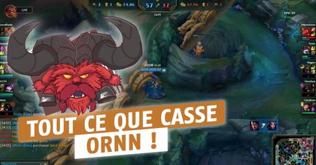 League of Legends : Ornn pourra détruire les terrains créés par les joueurs, découvrez la liste complète