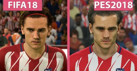 FIFA 18 vs PES 2018 : les graphismes comparés !