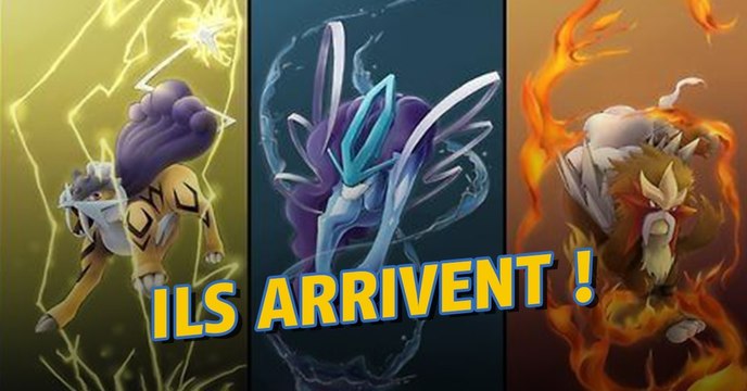 Pokémon Go : les chiens légendaires arrivent bientôt dans les raids !