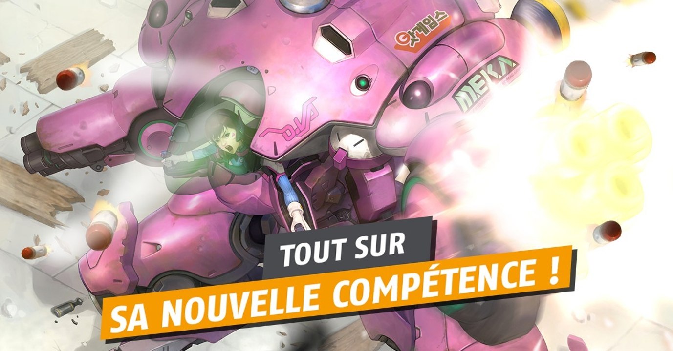 Overwatch : découvrez la nouvelle compétence de D.Va : le lance missiles !