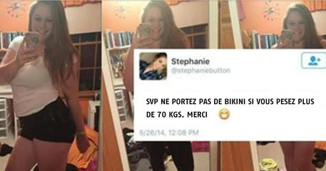Sara Pretty repère des tweets de "Body shaming" et les remet à leur place en postant quatre photos d'elle en tenues légères