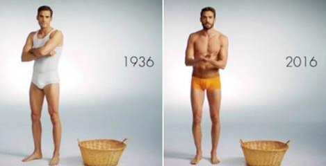 L'évolution des sous-vêtements masculins de 1916 à nos jours