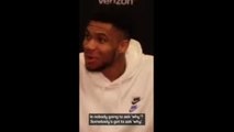 'Why did the orange lose the race?' - Giannis' dad jokes continue