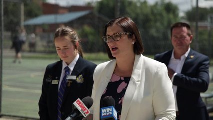 Western Advocate: Education Minister Sarah Mitchell at Bathurst High Campus