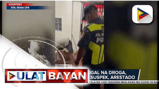 P1.2-M halaga ng iligal na droga, nasabat sa Laguna; 2 suspek, arestado