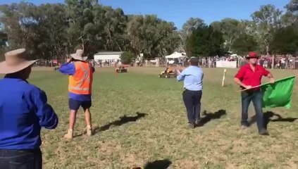 Lawn Mower Racing at Cumnock Show 4