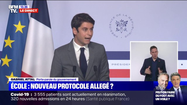 Gabriel Attal sur les convois de la liberté : On sait qu'il y a une lassitude et une fatigue des Français vis-à-vis du virus et des mesures