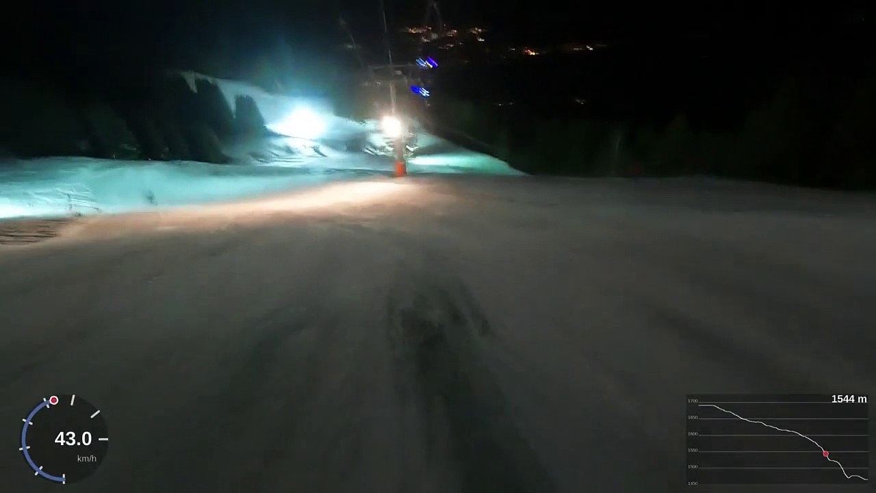 Ski de nuit au Collet D'Allevard