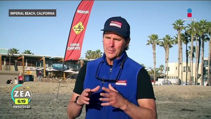 Playas de California reciben "tsunami" de desechos provenientes de Tijuana