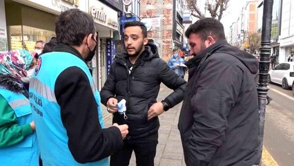 Maskesiz dolaşan vatandaşın verdiği cevap şaşırttı: "Ben yabancıyım"