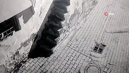 Mazgal demirini çalan şahıs kameraya yakalandı