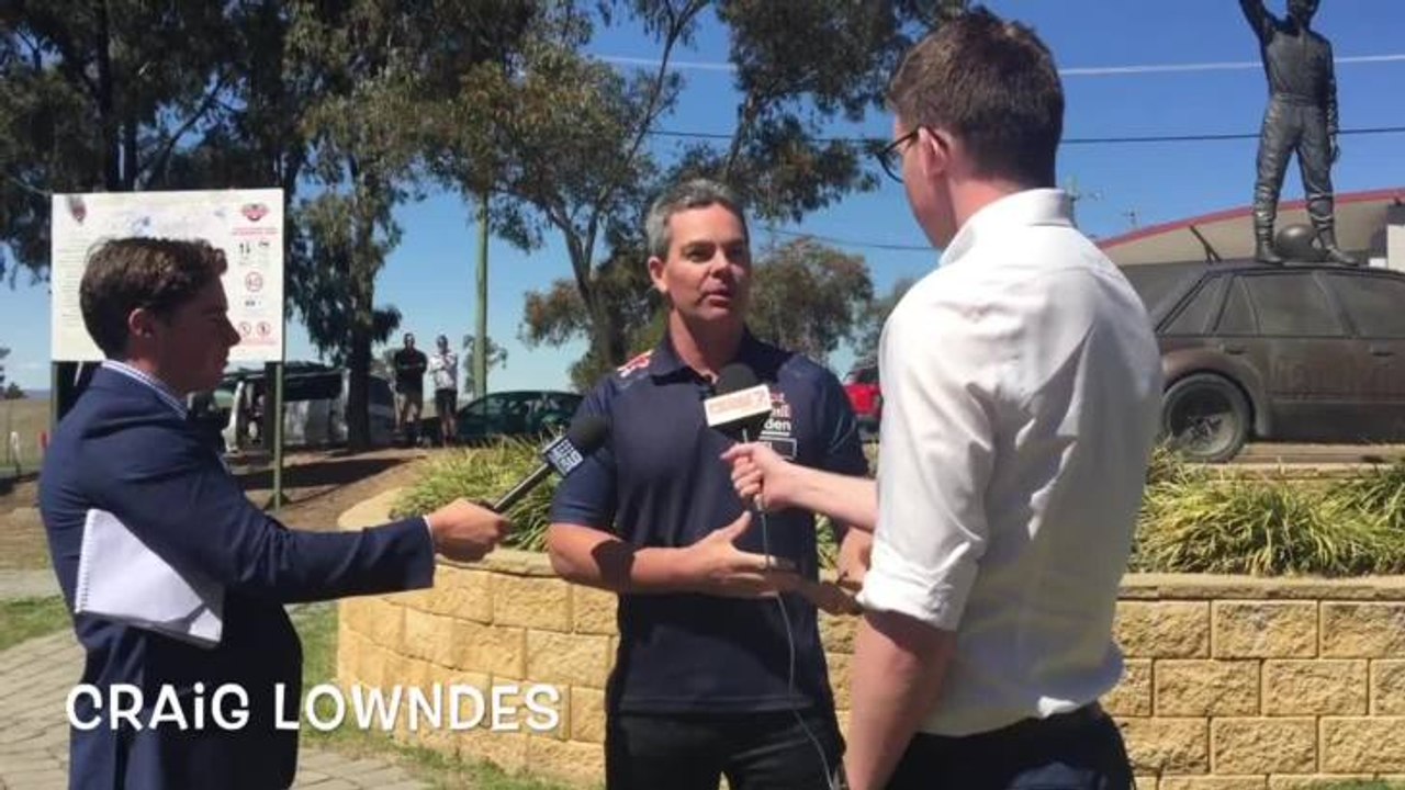 Craig Lowndes and Steven Richards visit ahead of Bathurst 1000