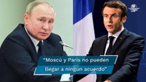 Macron: hubo avances diplomáticos; Rusia lo niega