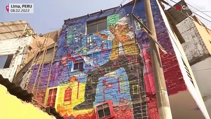 Peru inaugurates its largest mural in downtown Lima