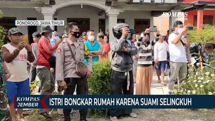 Istri Bongkar Rumah Karena Kesal Suami Selingkuh