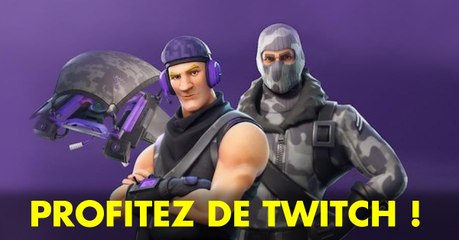 Fortnite : skins gratuits et un nouveau planeur grâce au partenariat Twitch