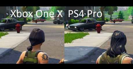 Fortnite : PS4 Pro vs XBOX One X, comparatif technique entre les versions