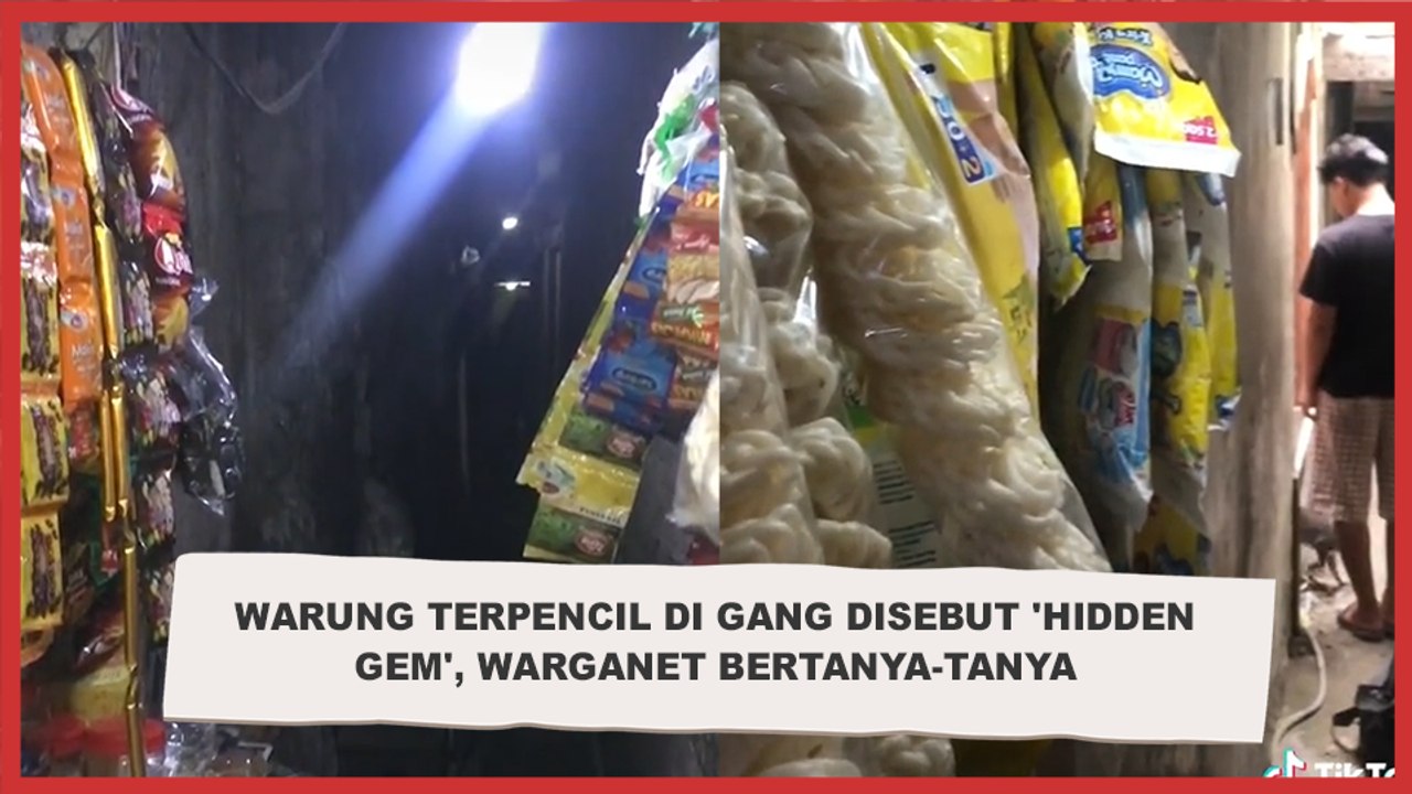Viral Penampakan Warung Terpencil di Gang Disebut 'Hidden Gem', Warganet Penasaran: Kalau Banjir Bagaimana?