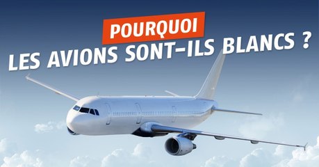 Pourquoi les avions sont-ils très souvent de couleur blanche ?