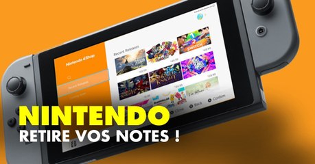 Il n'est désormais plus possible de noter les jeux sur l'eshop Nintendo