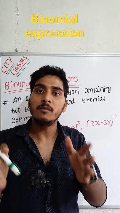 Binomial expression | binomial expression in hindi | binomial expression mathematical tool #cityclasses