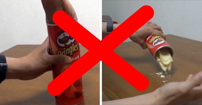 Comment manger des chips en boîte sans en mettre partout ?
