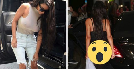 Tétons et fesses à l'air, Kim Kardashian teste les limites de l'indécence en dévoilant tout !