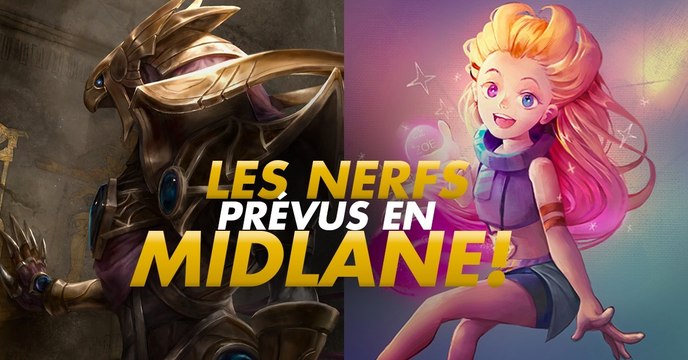 League of Legends : Azir se fait couper les jambes en early, et Zoé a également droit à un nerf bien senti