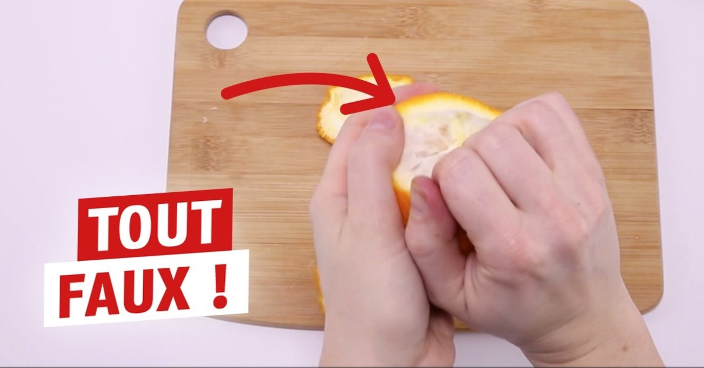 Comment éplucher facilement une orange ?